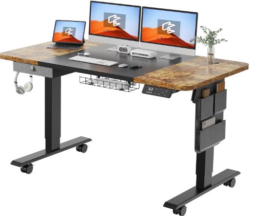 deskspot m1 pro standing desk with wheels for small spaces