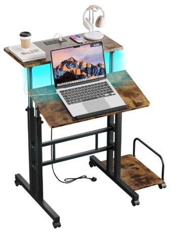 dripex xbd standing desk with wheels