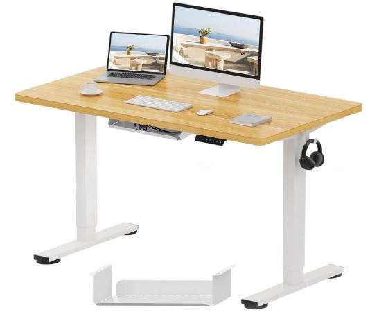 e1 plus adjustable standing desk with cable management