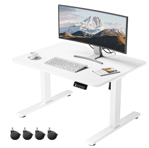 ergomaker adjustable standing desk with wheels