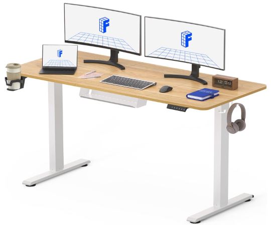 flexispot fq1m standing desk with built in cable management