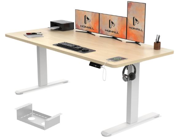 homall standing desk for two monitors