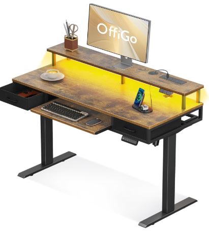 officeGo use affordable standing desk with drawers