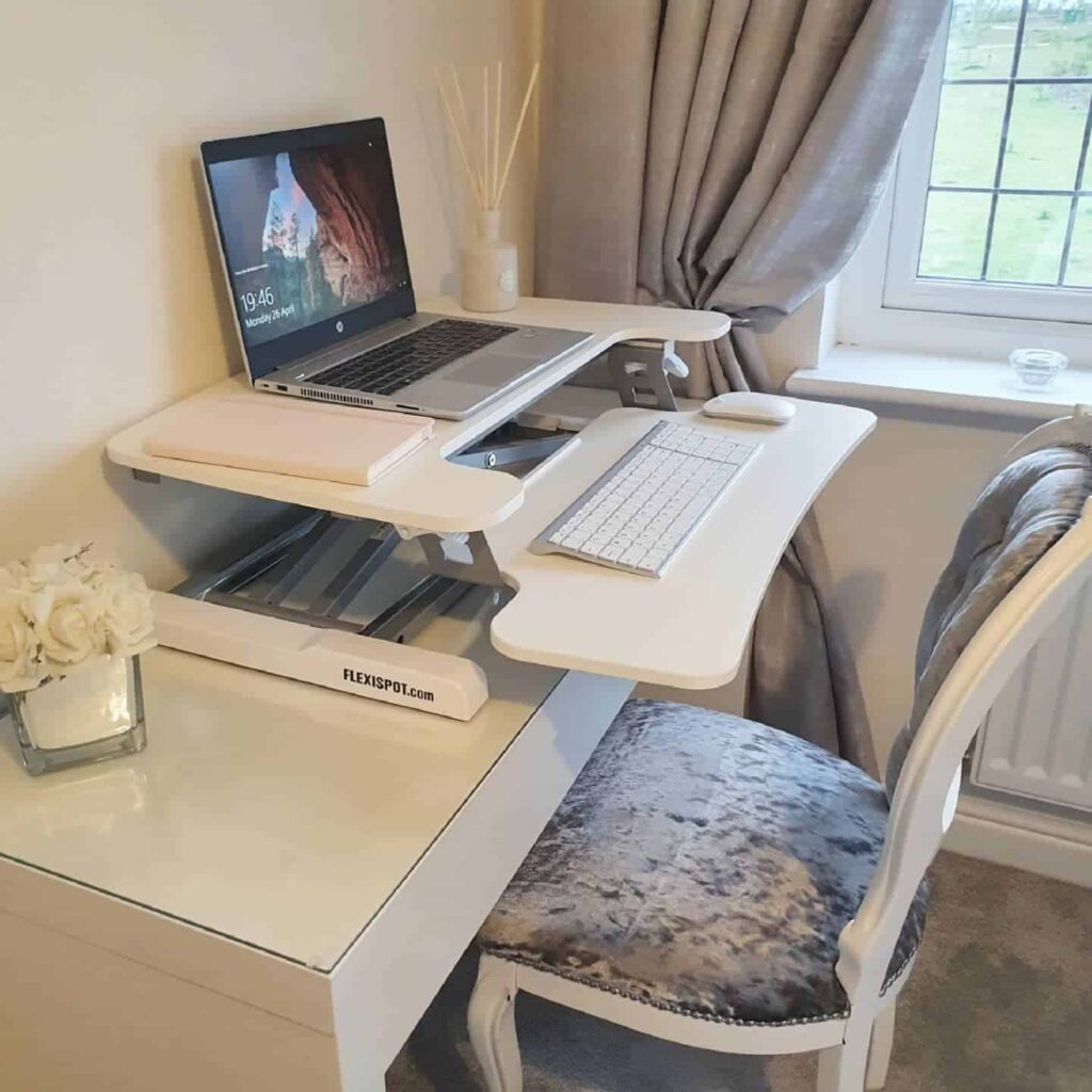 view of our own purchase testing flexispot cheap standing desk converter our unboxing package arrival several weeks to months