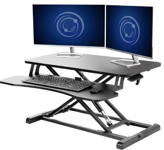 vivo ergonomic standing desk converter for laptop