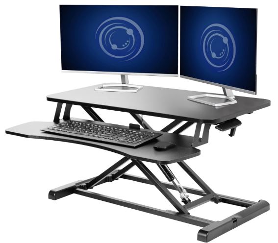vivo standing desk dual monitor setup