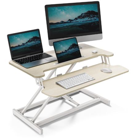 vonhaus rated standing desk converter